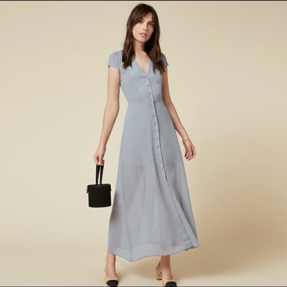 Reformation Naveen Dress in Fresh Air EUC